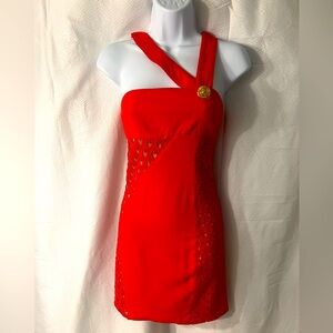 Versace x H&M collection red dress